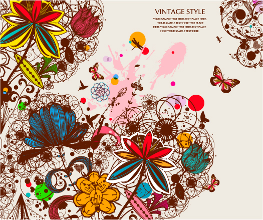 free vector Butterfly pattern vector